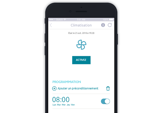 Indstil kabinetemperaturen på forhånd
